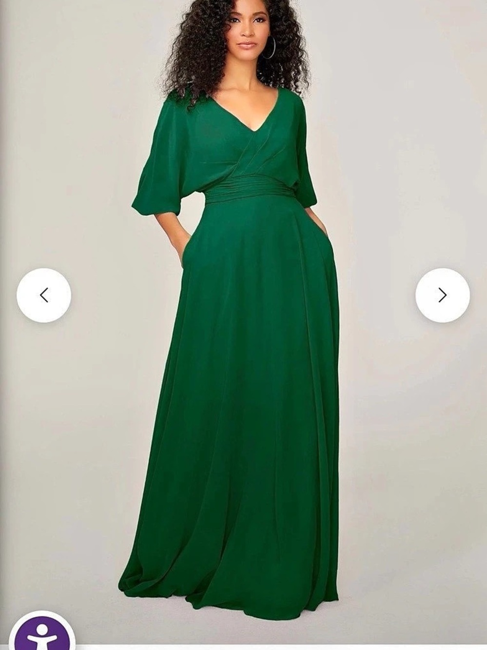 Morilee Bridesmaid Dress in Emerald Size 26 Like New
